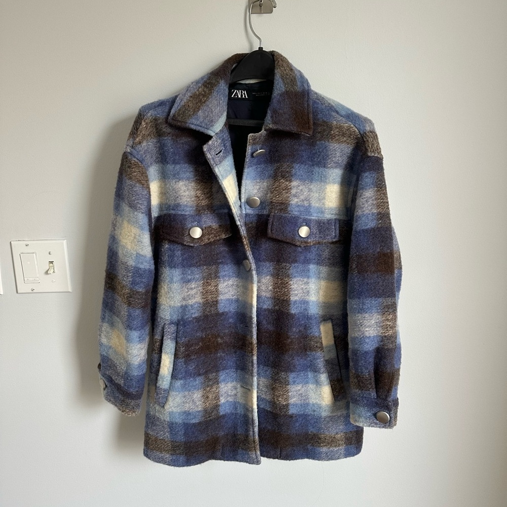 Zara Plaid Overshirt / Jacket